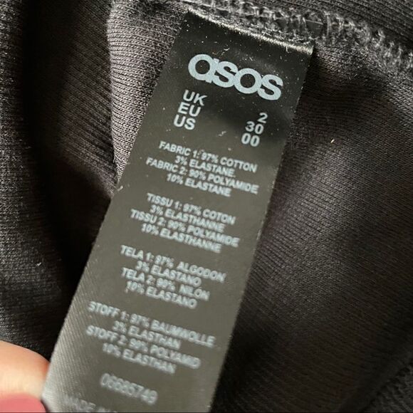 ASOS lace ribbed crop top - Picture 4 of 7